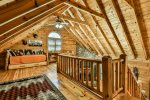 Day bed with trundle in open loft